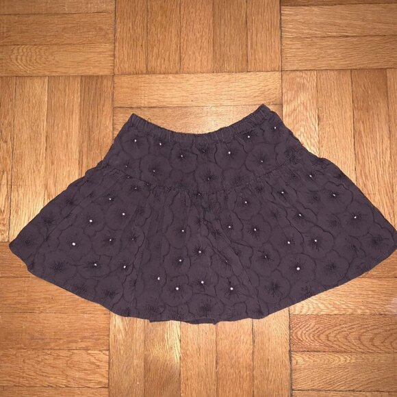 Garnet Hill Skirt Brown/Pink Size 6 - Picture 1 of 3